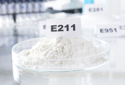 Nátrium-benzoát (e211) - az élelmiszer-adalékanyag káros hatása a szervezetre