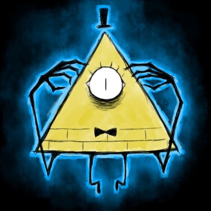 Bill Cipher Demon din serialul animat - Gravity Falls