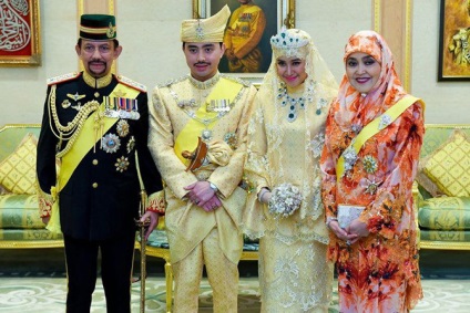 A brunei jövő szultán fényűző esküvőt játszott, élőpixel