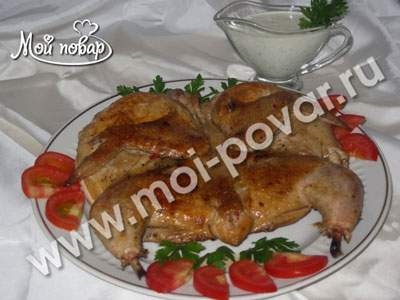 Chicken tapaka - o rețetă culinară