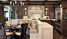 Design interior de bucătărie în stil kitsch cu opțiuni de fotografie și design