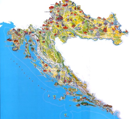 Puncte de atracție ale informațiilor generale din Croația sau alunecări de țări