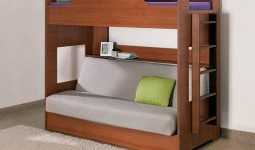 Bunk bed - cumpăra un pat supraetajat ieftin pentru copii cu o masă, canapea sau