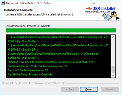 Unitate flash USB cu linux