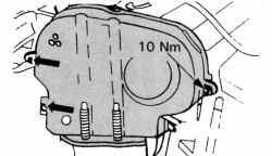 Ford mondeo ii Înlăturarea și instalarea transmisiei cu curea dințată