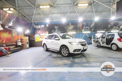 Raport de fotografie privind izolarea fonică acura mdx (aura) în prezența ta