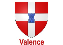 Orașul francez Valence (regiunea Rhône-Alpes)