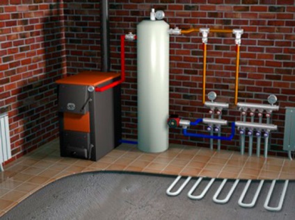 Cuptoarele de gaz pentru încălzirea casei, dând dispozitivului conectarea