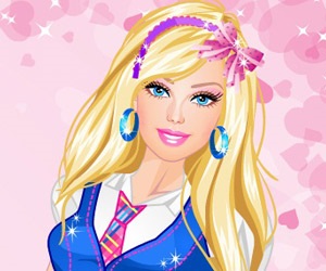 Jocuri pentru fete - barbie ski