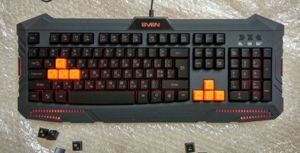 Tastatura de jocuri sven provocare 9100