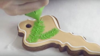 Mézeskalács cookie-kat az újévi karácsonyi receptekhez