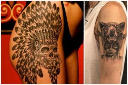 Indian tattoo-schițe populare pentru bărbați și femei