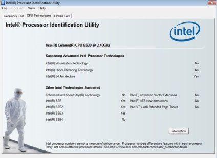 Intel processor identification utility - програма для отримання відомостей про процесор (processor) Intel processor identification utility - програма для отримання відомостей про процесор
