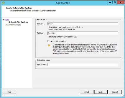 Hogyan csatlakoztassuk az nfs meghajtót a Windows Server 2012 r2 verziójához a vmware esxi 5-hez?