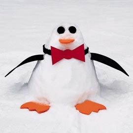 Cum să faci idei de pinguin de zăpadă fotografie