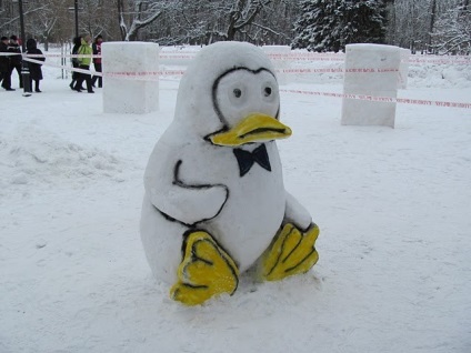 Cum să faci idei de pinguin de zăpadă fotografie