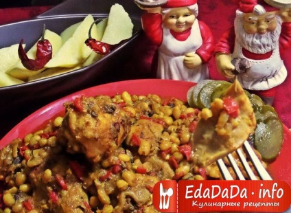 Curry cu pui și fasole - mâncare da da - rețete culinare cu fotografie