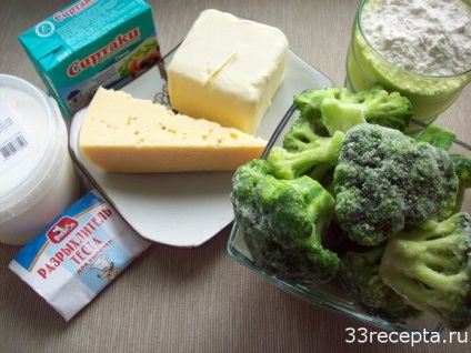 Kish cu broccoli și brânză feta, rețetă cu fotografie