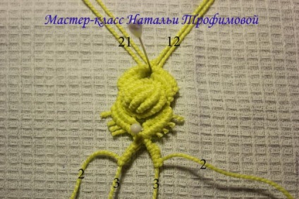 Inel în tehnica macrame - târg de maeștri - manual, manual