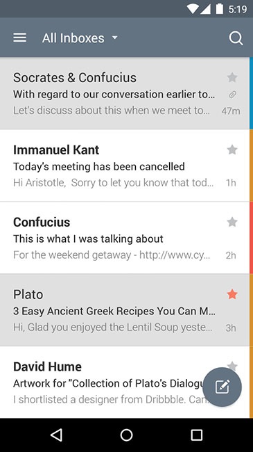 Cele mai bune aplicații gratuite de e-mail pentru Android