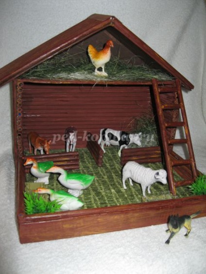 Model de fermă pentru grădinița proprie