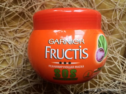Mască pentru păr garnier fructis - recuperare sos - recenzii