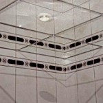 Instalarea unui tavan fals în baie - instalarea corpurilor de iluminat încorporate