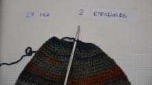 Șapcă pentru bărbați croșetată cu stâlpi fără croșetat, croșetat din carcasa Elena
