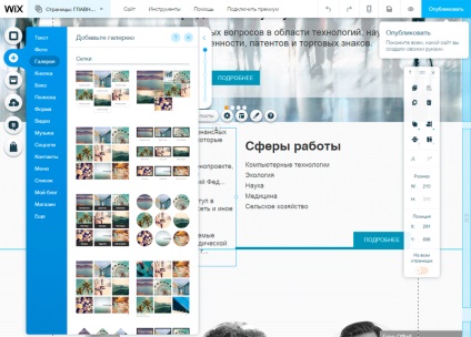 Privire de ansamblu a serviciului, feedback cu privire la designer wix, creați un site web gratuit