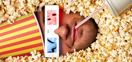De ce mâncăm popcorn în filme