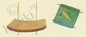 Artizanat pirat barca și barca - ne face din materiale naturale