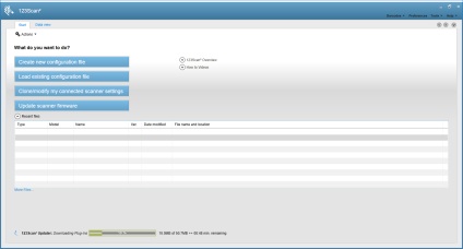 Firmware-ul scanerului și configurație pentru 1 secunde