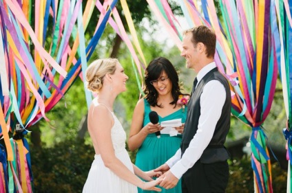 Rainbow esküvői és esküvői dekoráció ötleteket szivárvány színben, üdülési ötleteket