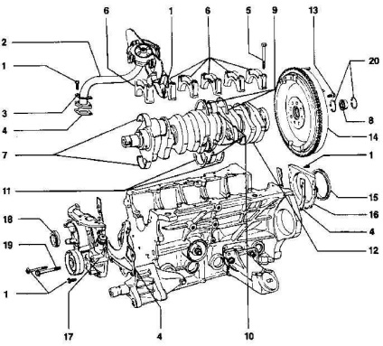 Audi 80, 90, coupe b3 motorok szétszerelése és szerelése