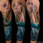 Valódi tetoválás 76 fénykép és rajz (tetoválás) Realistic Tattoo 76 fotók és vázlatok