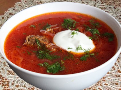 Borsch rețetă cum să gătești un borsch delicios