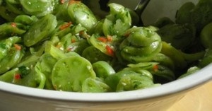 Zöld paradicsom receptek grúz töltött paradicsommal és salátákkal, télen forró snackek