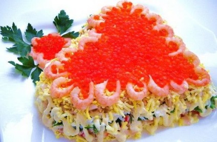 Salată roșie cu caviar roșu, ls