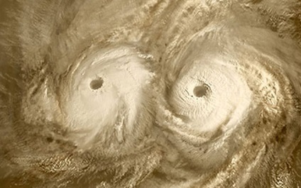 Cele mai impresionante uragane din sistemul solar