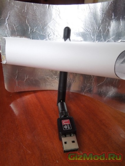Aparatul de acasă wi-fi din hârtie și foiță - antena Wi-Fi de casă