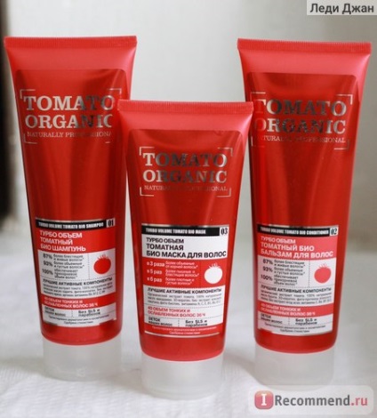 Șampon organic magazin roșii tomate volum turbo - 