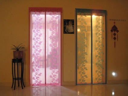 Perdele pe magneți pentru ușile cum să alegi plasele potrivite pentru țânțari, fotografiile din interior