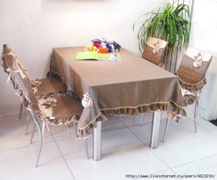 Fețe de masă și huse pentru scaune (bucătărie, sufragerie)
