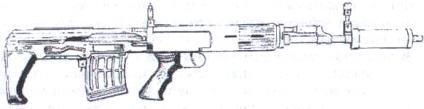 Sniper puști svd, svd și svu dragoon sistem