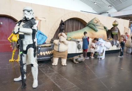 Razboaie de stele celebrarea Jedi, Amidalii, Stormtroopers și Prințul din Leia