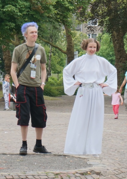 Razboaie de stele celebrarea Jedi, Amidalii, Stormtroopers și Prințul din Leia