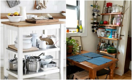 Rafturi pentru bucătărie cum să alegi și să faci, ce să faci, fotografii cu exemple
