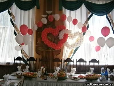 Ivanovo esküvői sorozata - a csarnok díszítése