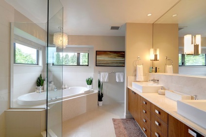 Lámpák a fürdőszoba a belső gyűjteménye fotók elegáns lehetőségek