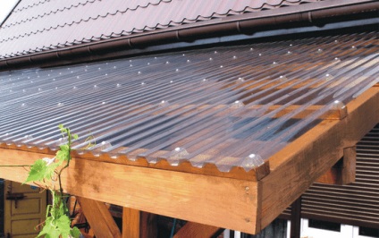 Acoperiș transparent pentru acoperiș - alegerea materialelor